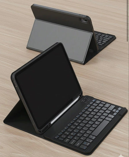 Ipad Case with Detachable Bluetooth Keyboard and Mouse